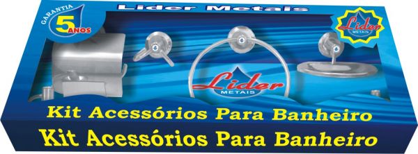 KIT BANHEIRO METAL